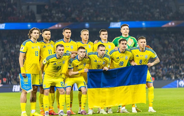 Склад збірної України з футболу на тренуванні