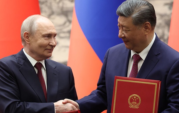 Сі Цзіньпін та Володимир Путін під час переговорів у Пекіні
