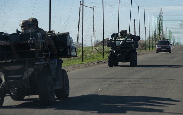 Українські військові на звільненій території
