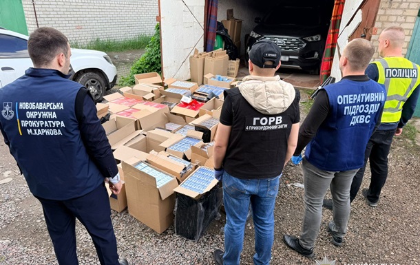 Правоохоронці вилучають контрафактну тютюнову продукцію на Харківщині