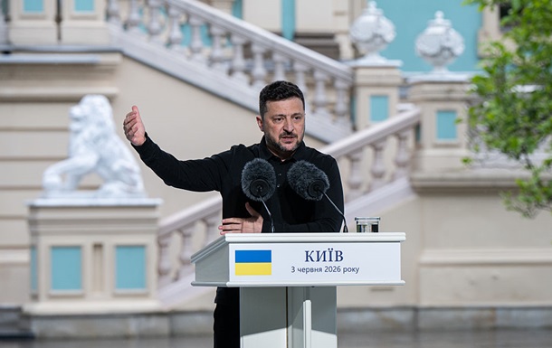 Володимир Зеленський на пресконференції у Києві коментує відносини зі США та чергу воєн