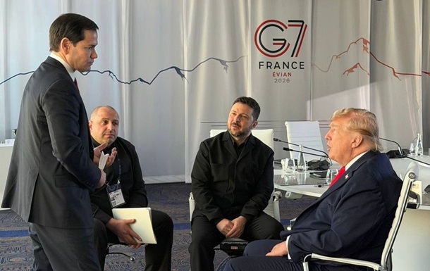 Зустріч Дональда Трампа та Володимира Зеленського на саміті G7 в Евіан-ле-Бен