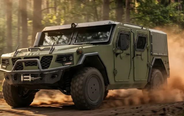 Український бронеавтомобіль UAT.DESNA під час польових випробувань