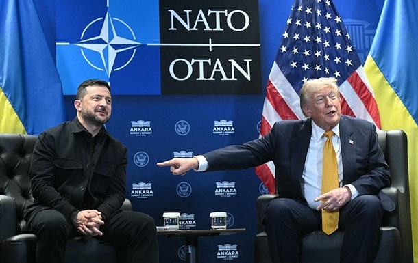 Дональд Трамп та представники української влади під час зустрічі