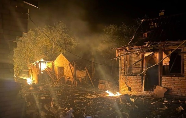 Наслідки нічної атаки російських безпілотників на Харківщині