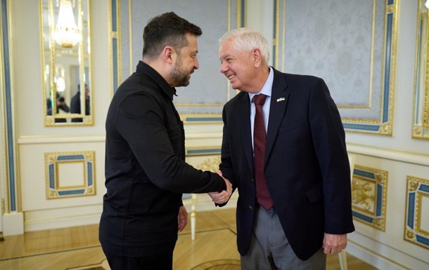 Володимир Зеленський та сенатор Ліндсі Грем під час зустрічі в Києві