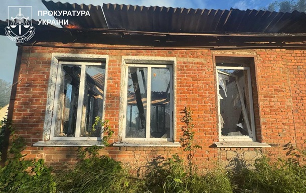 Наслідки російського удару дронами по Харківській області