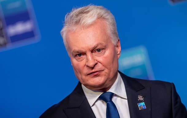 Президент Литви Гітанас Науседа під час прес-конференції щодо безпеки в регіоні