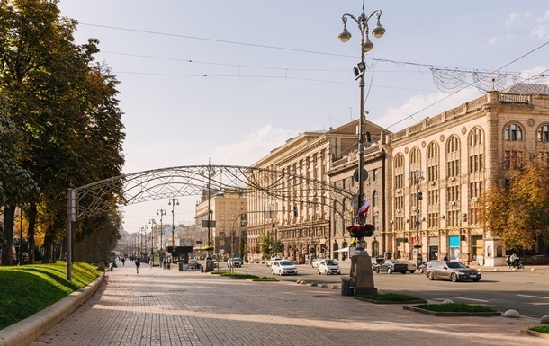 Перекриття руху транспорту в центрі Києва